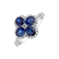 Diamond ring with Sapphire Sapphire Blossom2