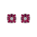 Diamond earrings and Ruby Magic Blossom2