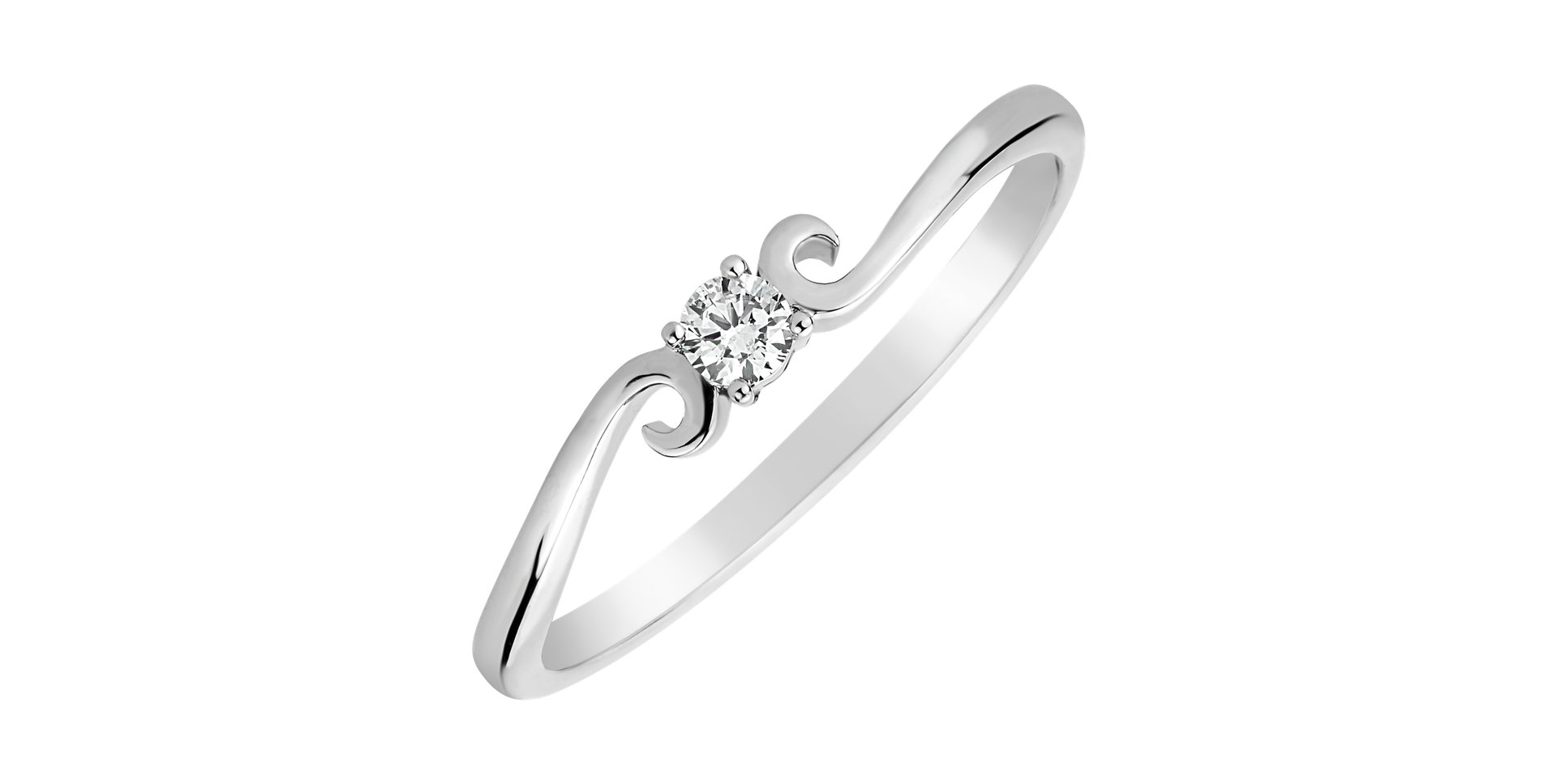 Diamond ring Baroque Love