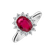 Diamond ring with Ruby Fabulous Lady2