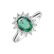 Diamond ring with Emerald Fabulous Lady2