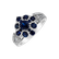 Diamond ring with Sapphire Sapphire Kingdom2