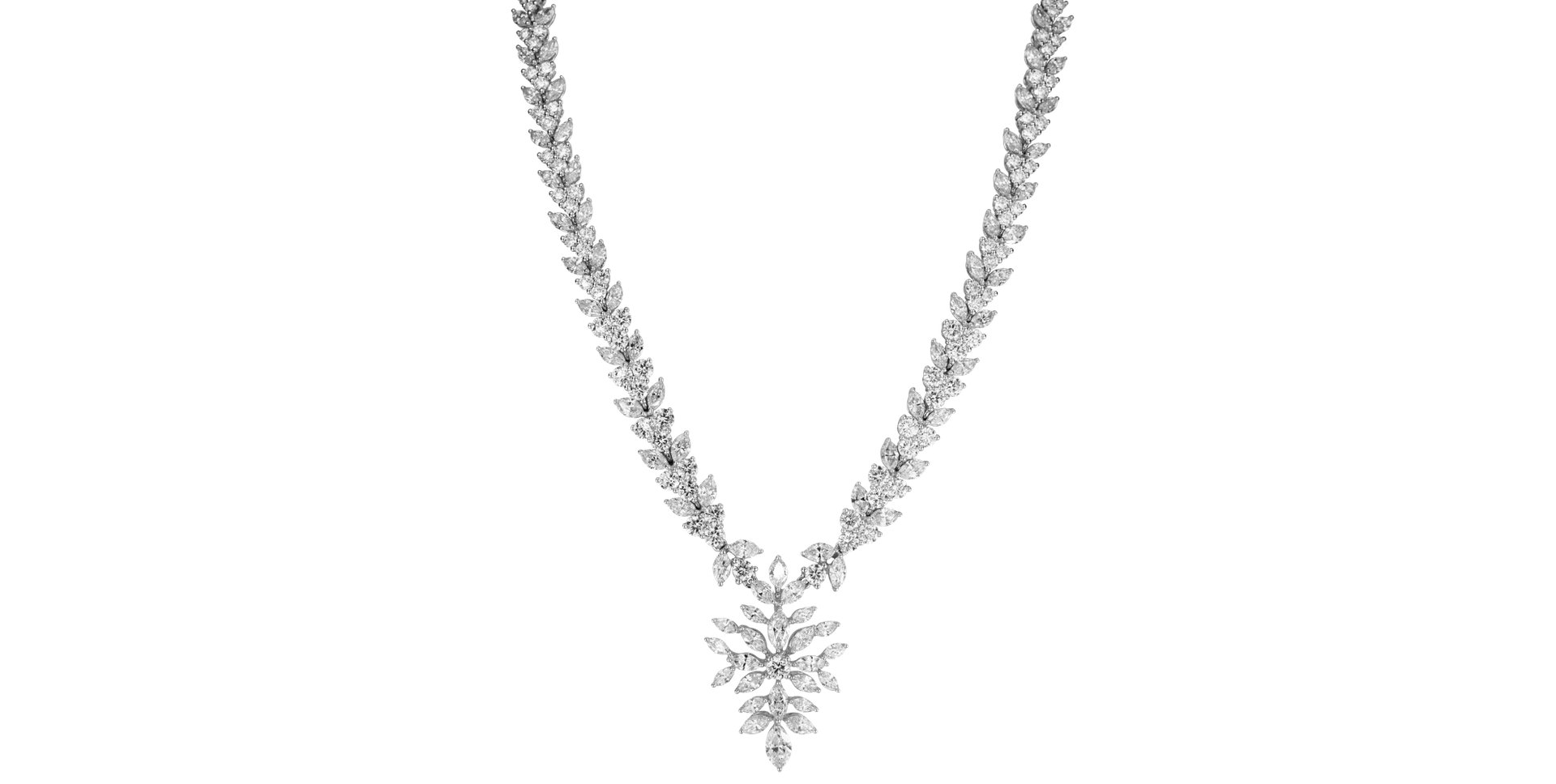 Diamond necklace Twilight Poetry