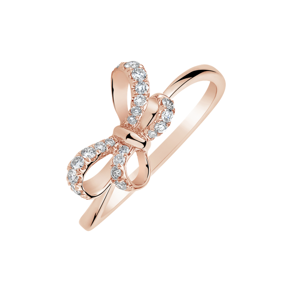 Diamond ring Spiral Wings