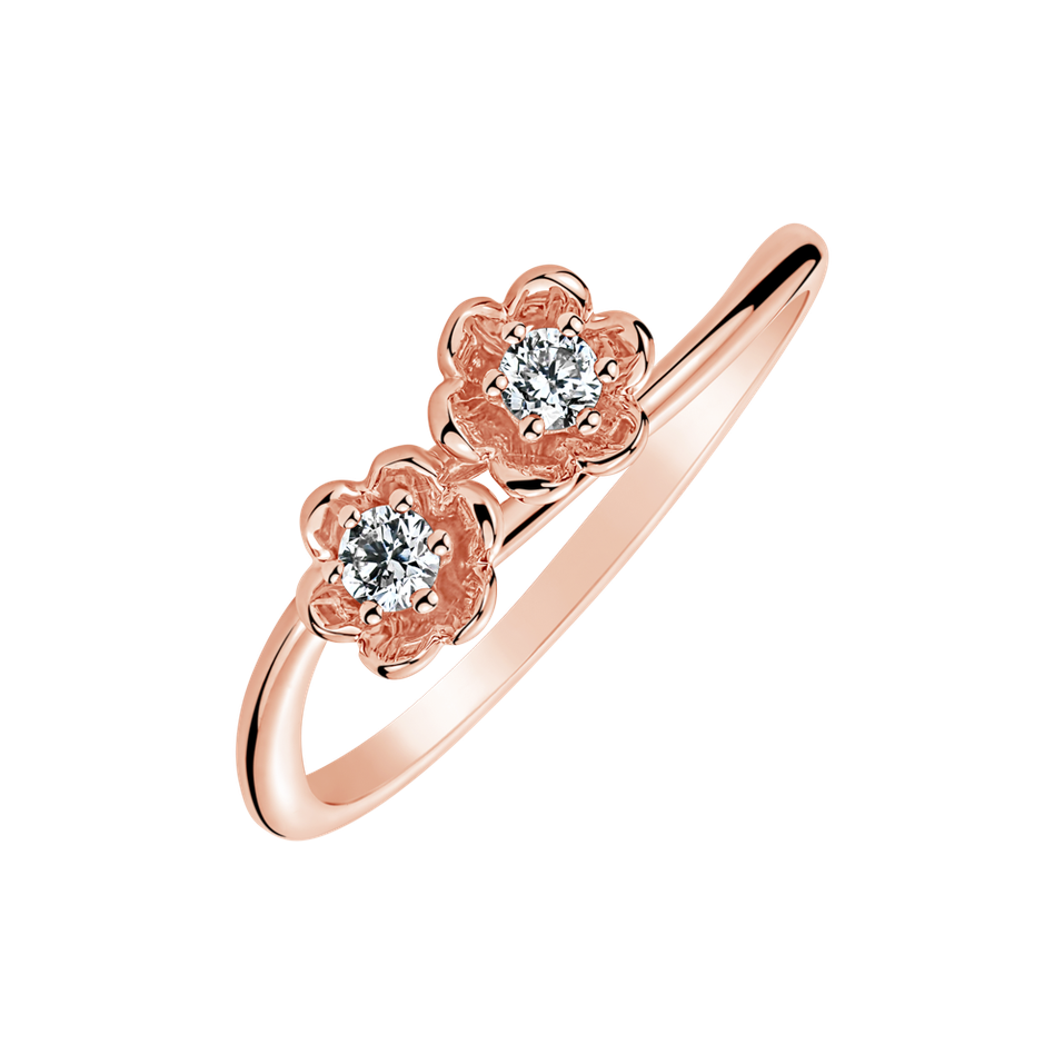 Diamond ring Fortune Petals