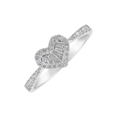 Diamond ring Coeur de Glace