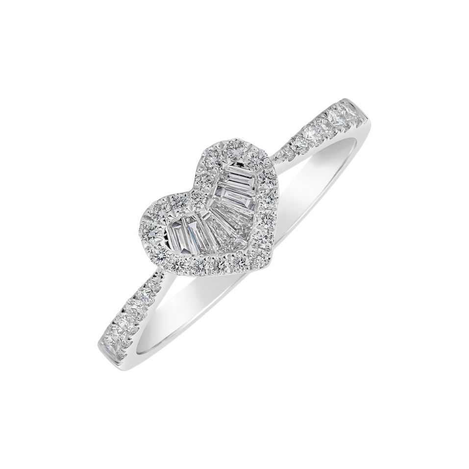 Diamond ring Coeur de Glace