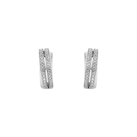 Diamond earrings Precious Sunray