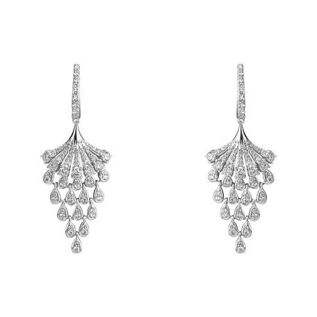 Diamond earrings Waterfall Splendour