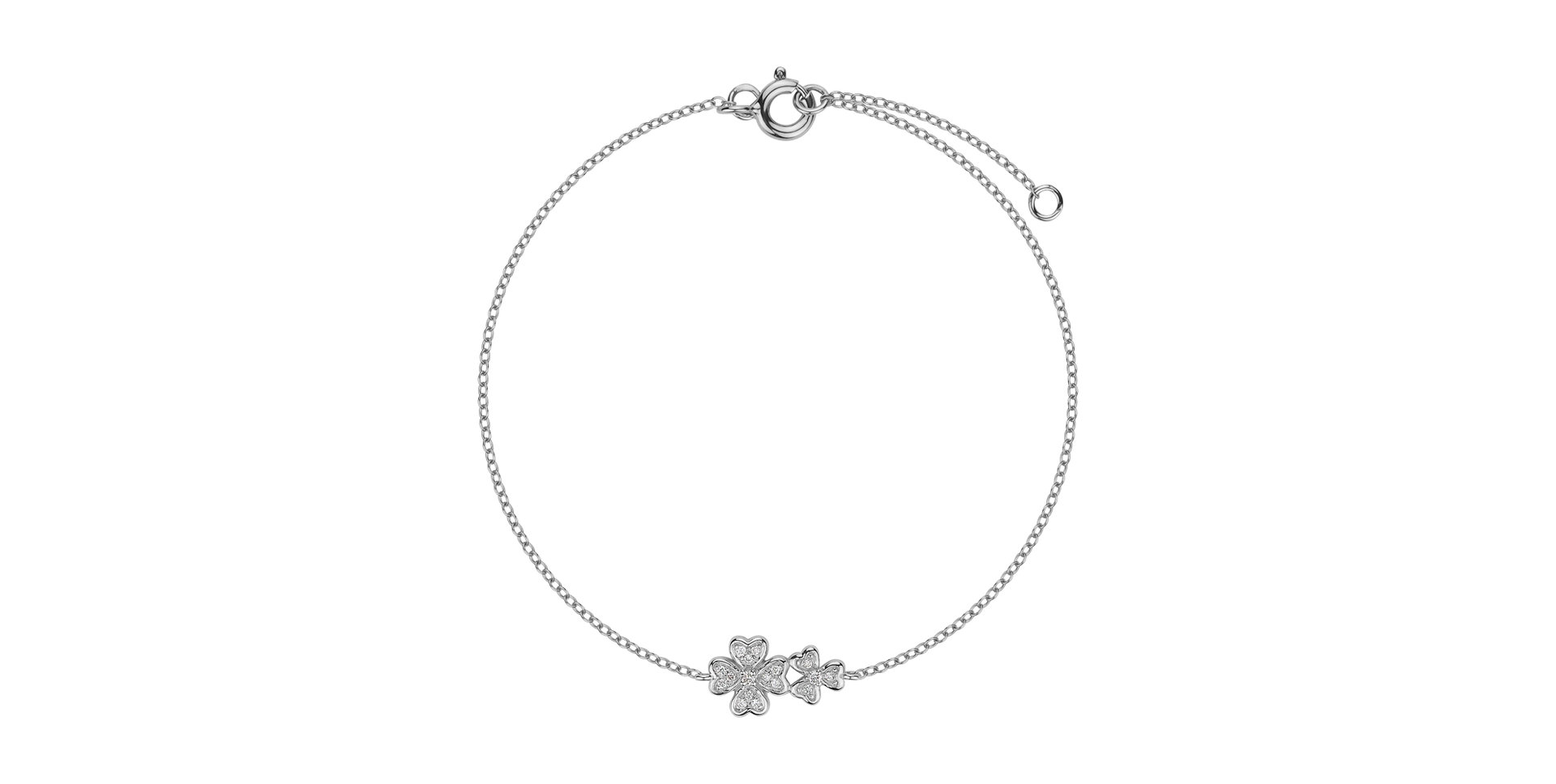 Bracelet with diamonds Charming Luck