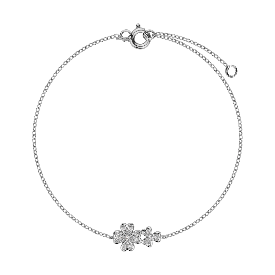 Bracelet with diamonds Charming Luck
