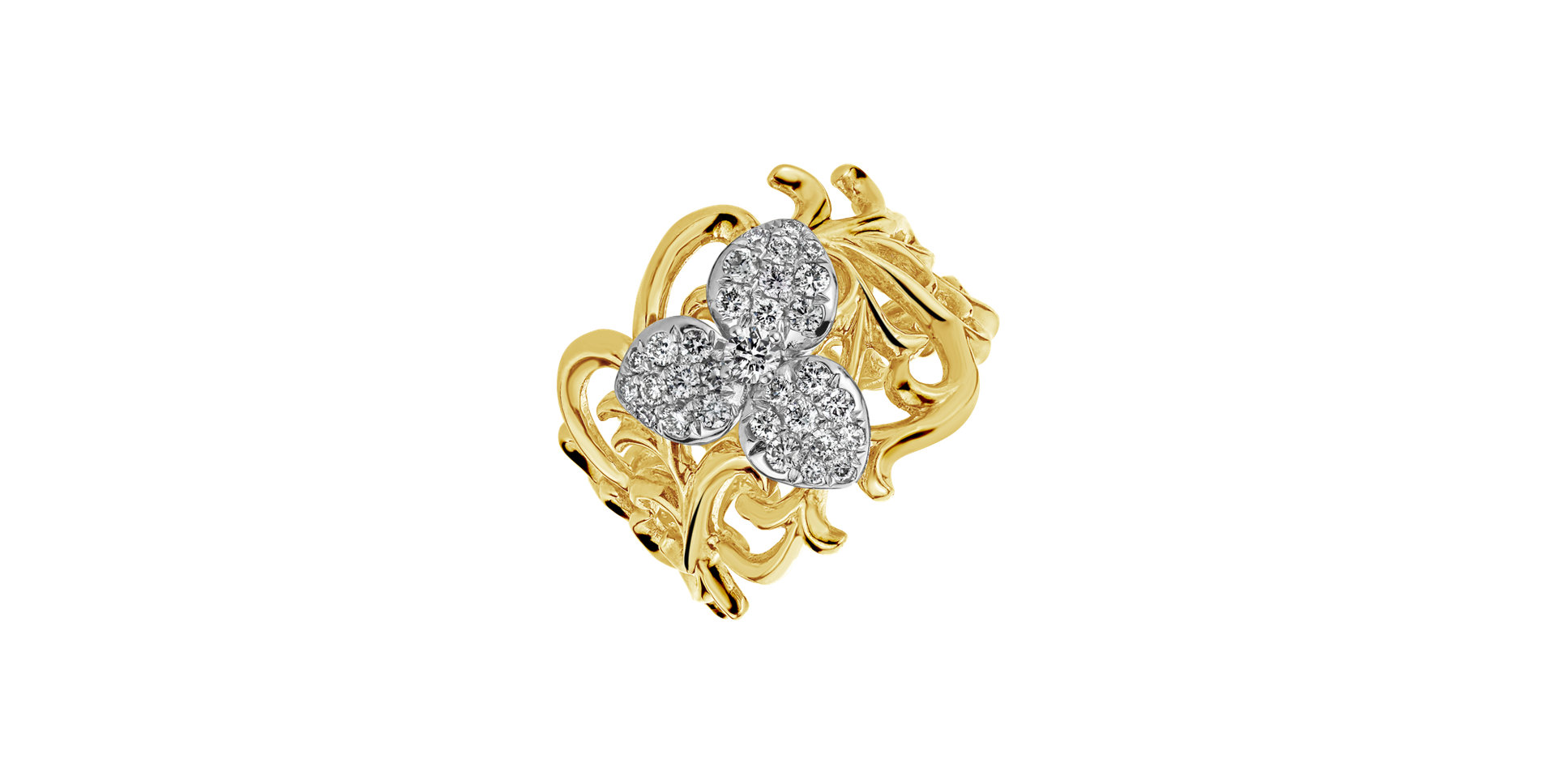 Diamond ring Citrus Yellow