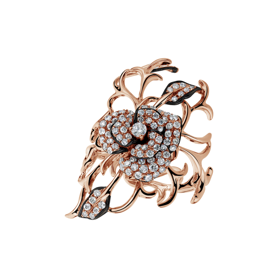 Diamond ring Paradise Rose