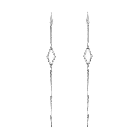 Diamond earrings Charming Spear