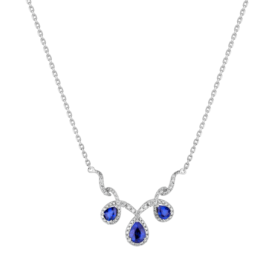 Diamond necklace with Sapphire Shine Romance