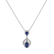 Diamond pendant with Sapphire Sorrow Sky2