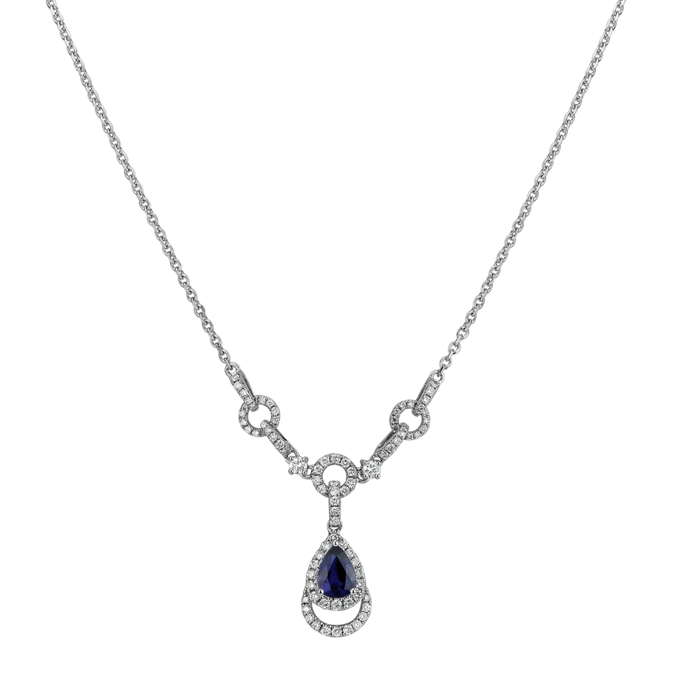Diamond necklace with Sapphire Shine Countess