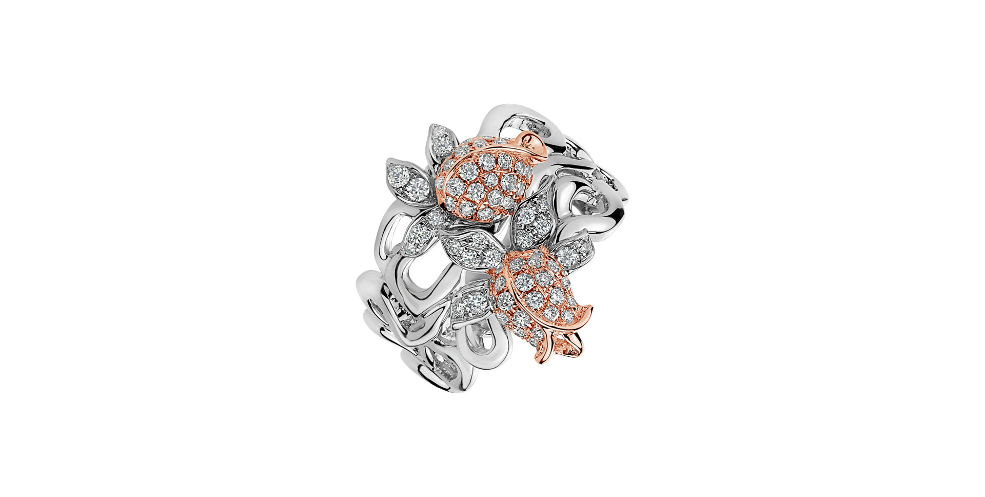 Diamond ring Fleur Charmante