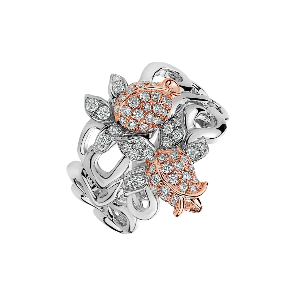 Diamond ring Fleur Charmante
