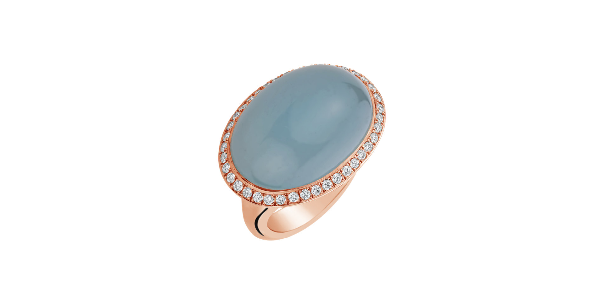 Ring with Moonstone and diamonds Surnaturel