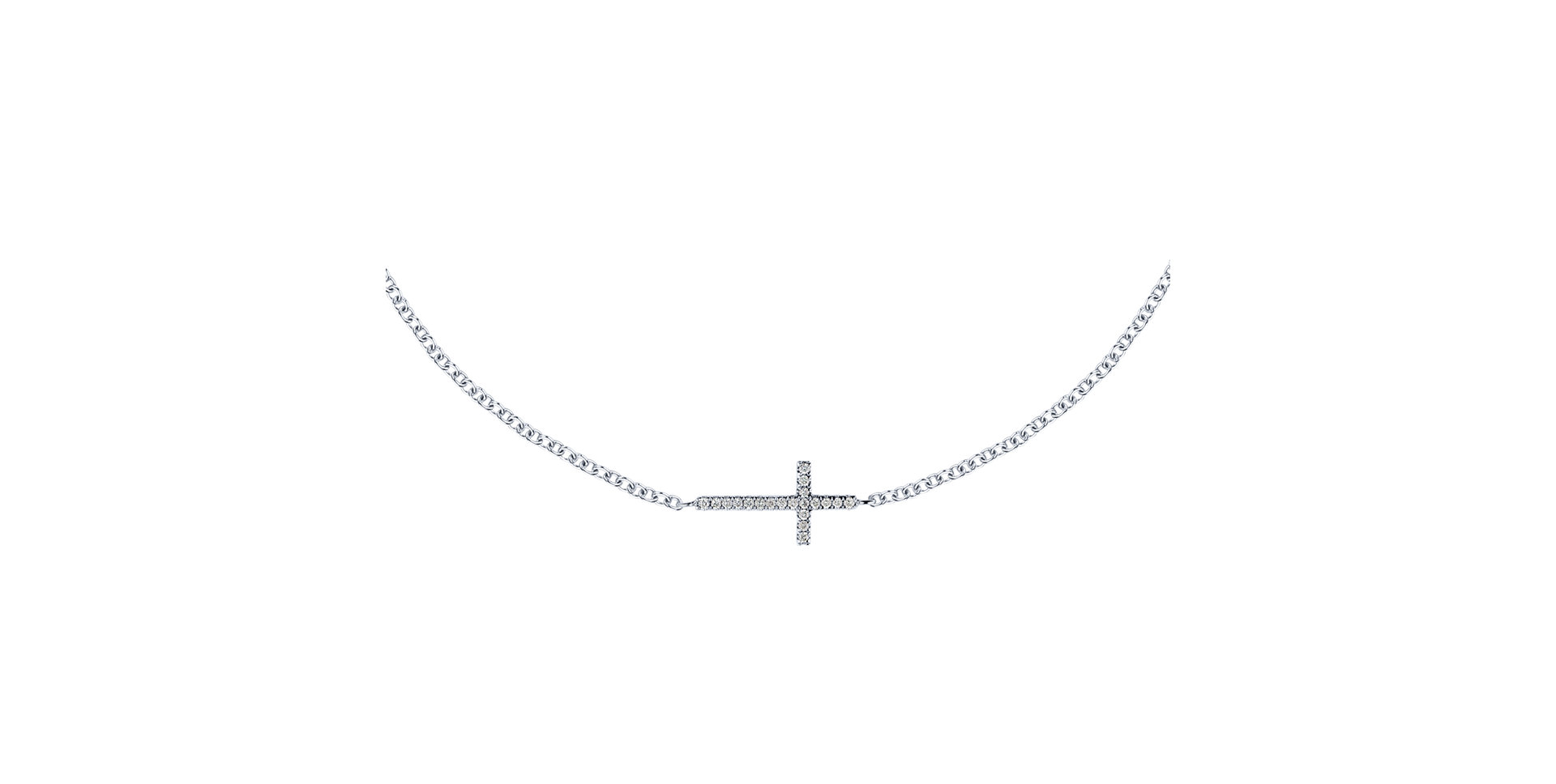 Diamond bracelet Cross