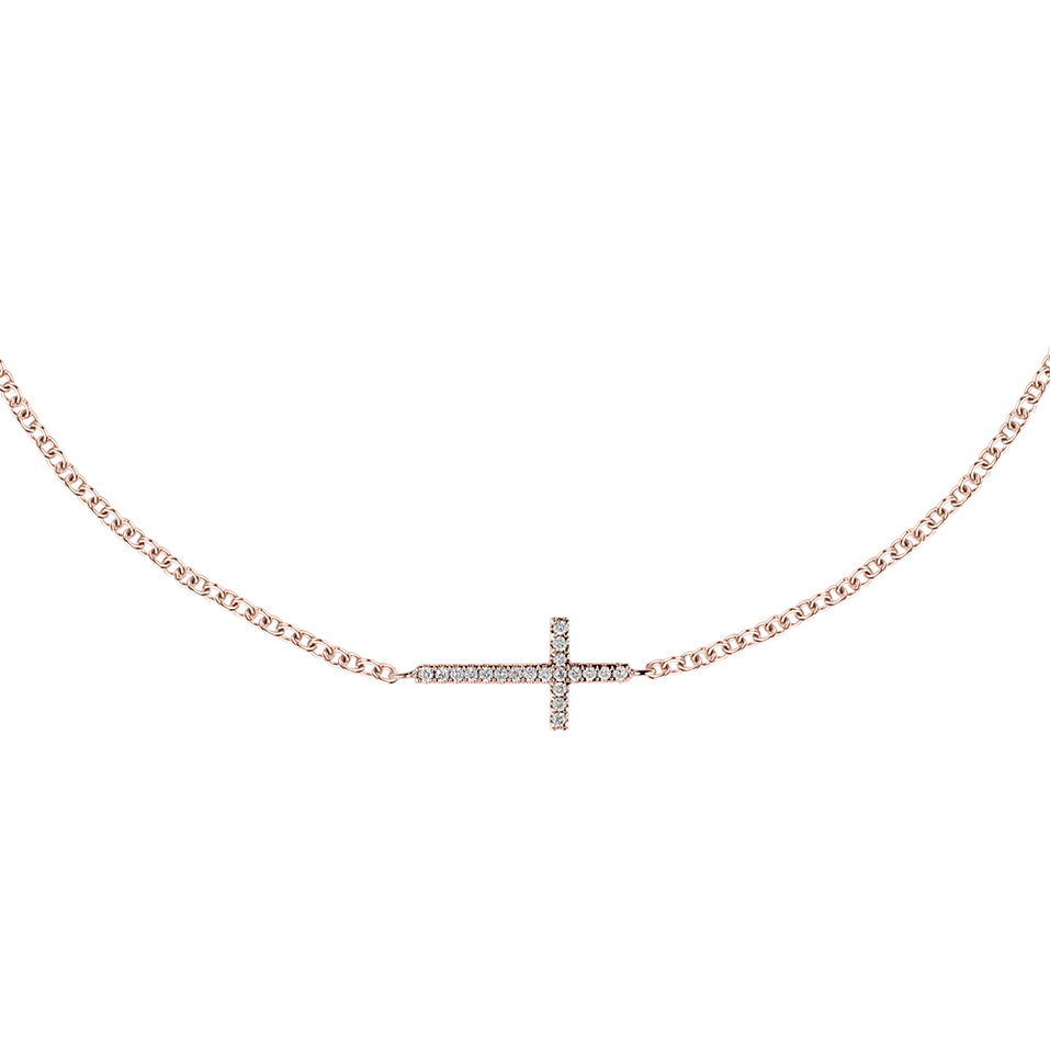 Diamond bracelet Cross