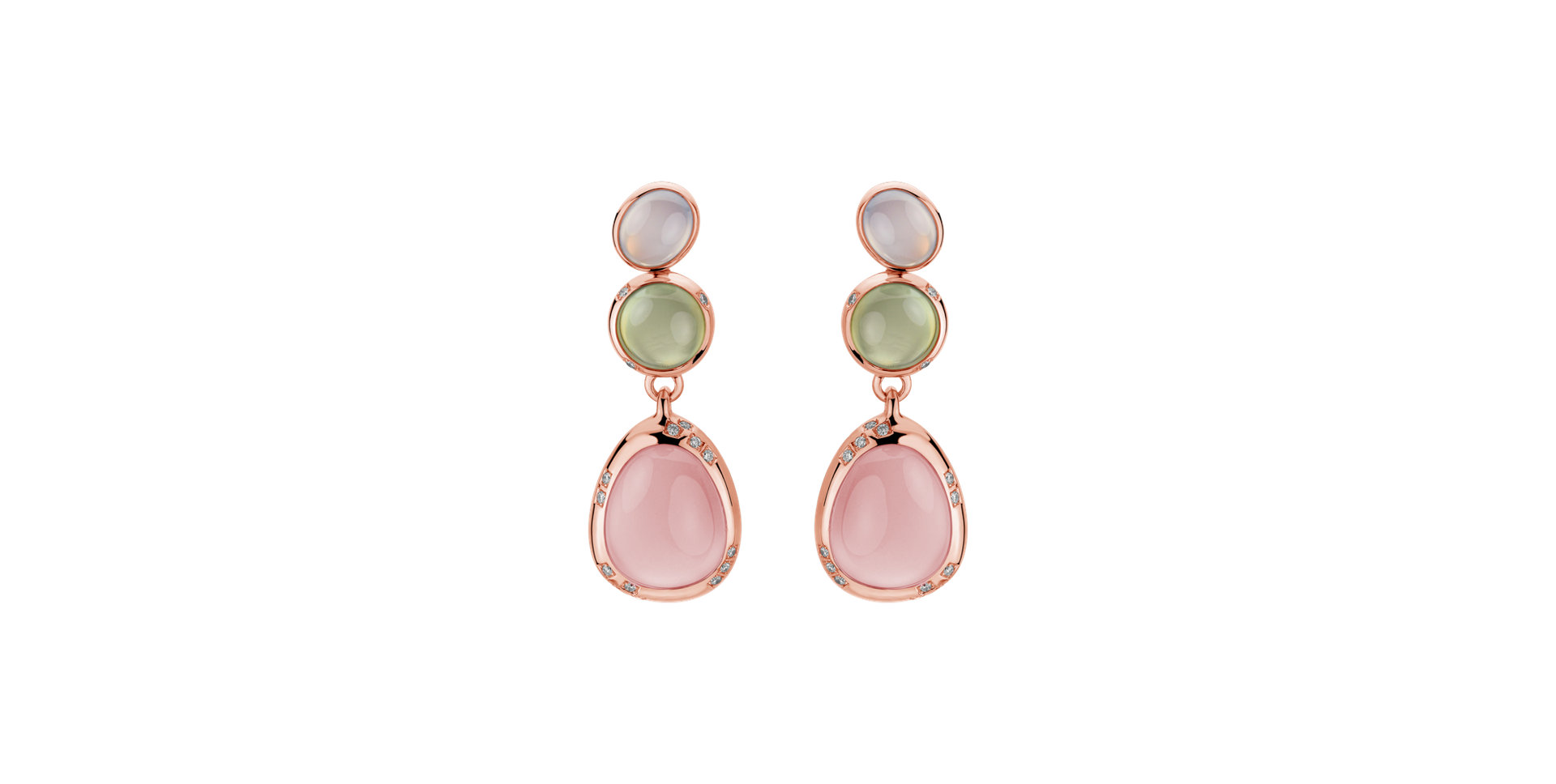 Diamond earrings and gemstones Arabic Glam