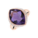 Diamond rings with Amethyst Ravishing Princess2