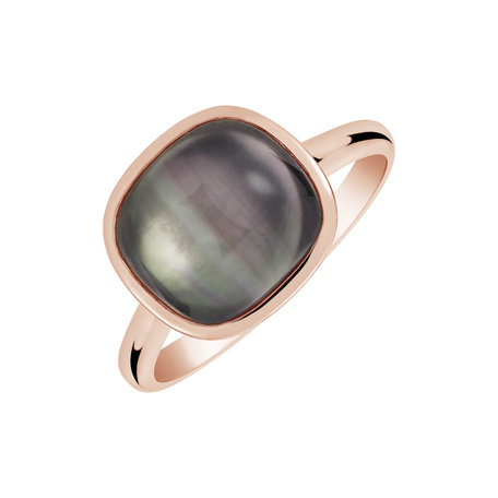 Ring with Crystal and Mother of Pearl Fiorella