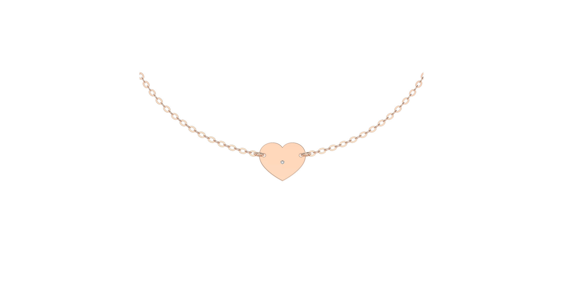 Diamond bracelet My Heart