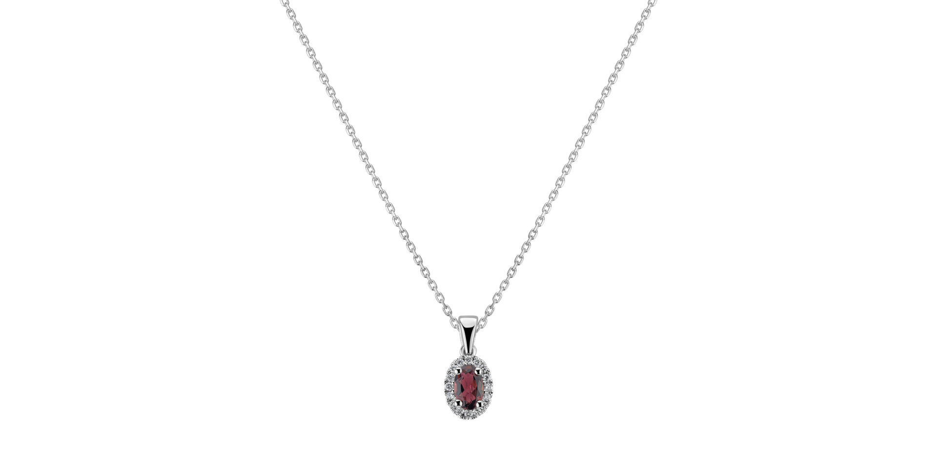 Diamond pendant with Turmalinem Princess Essence