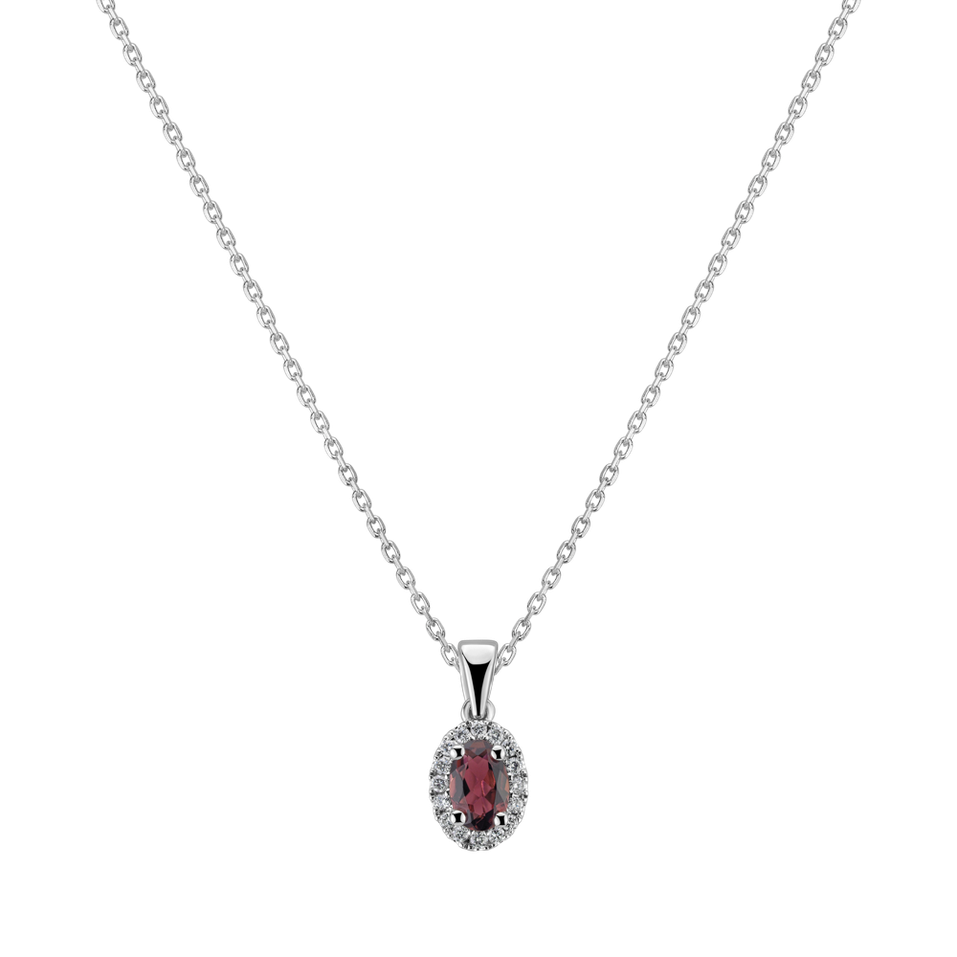 Diamond pendant with Turmalinem Princess Essence