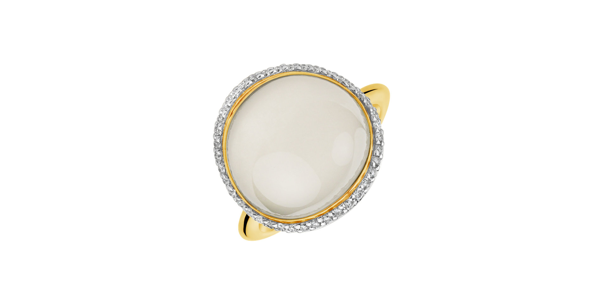 Diamond ring with Quartz Diantha