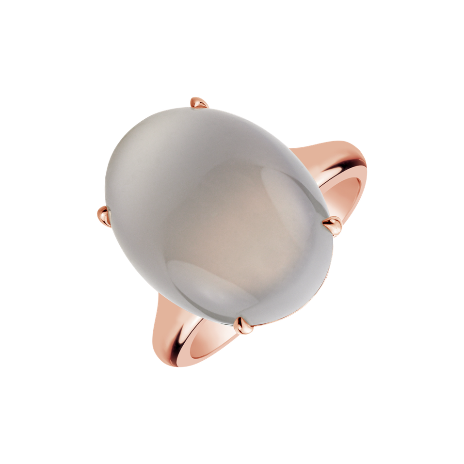 Ring with Moonstone Bourgeon de Pierre