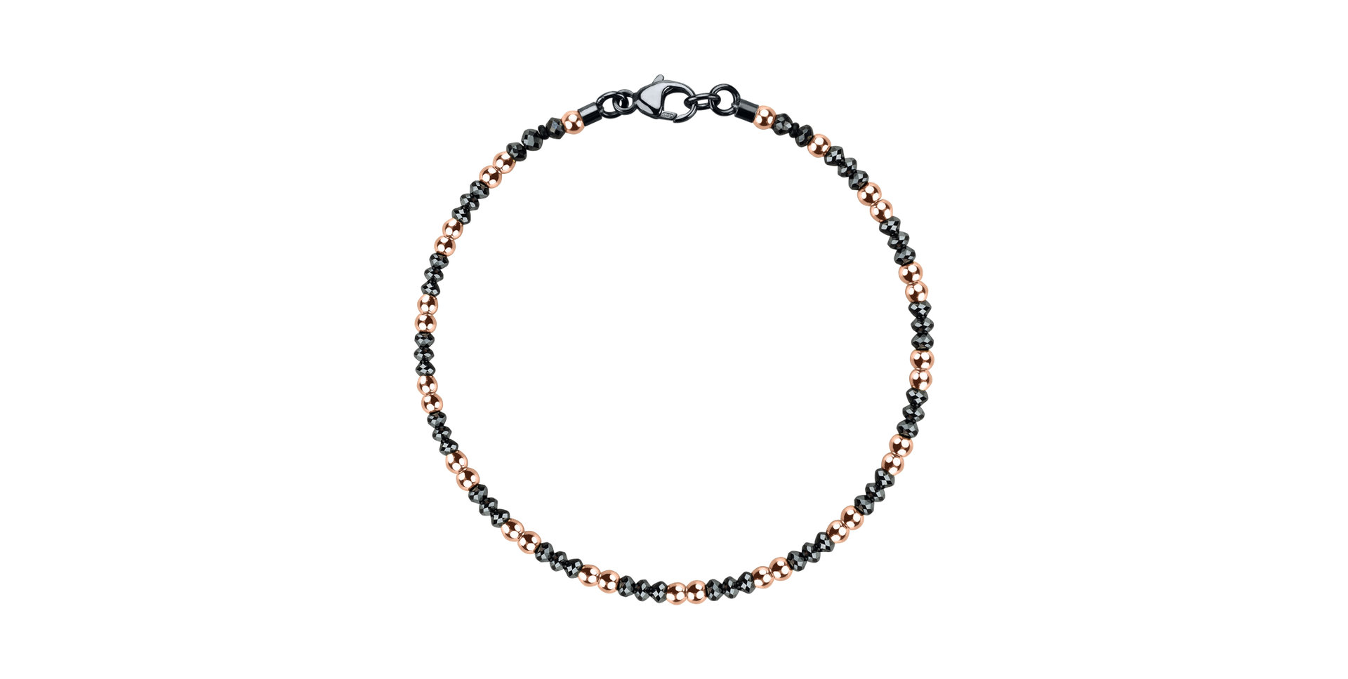 Bracelet with black diamonds Black Eminence