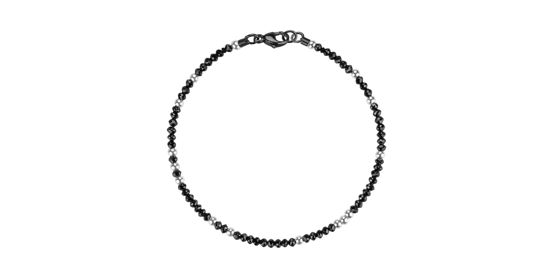 Bracelet with black diamonds Black Eminence