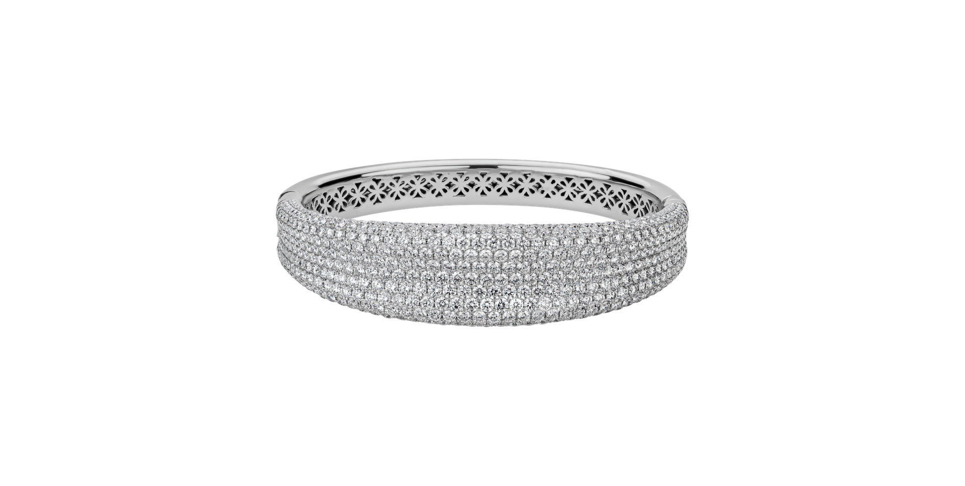 Bracelet with diamonds Snake Signature