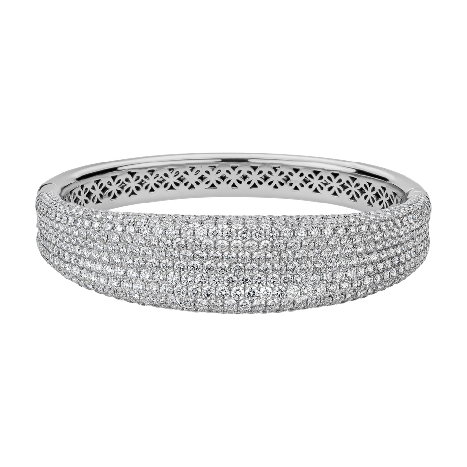 Bracelet with diamonds Snake Signature