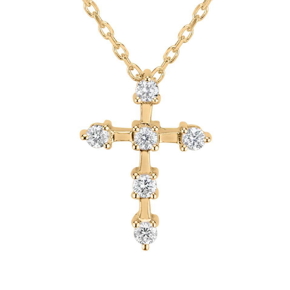 Diamond necklace Sparkling Cross