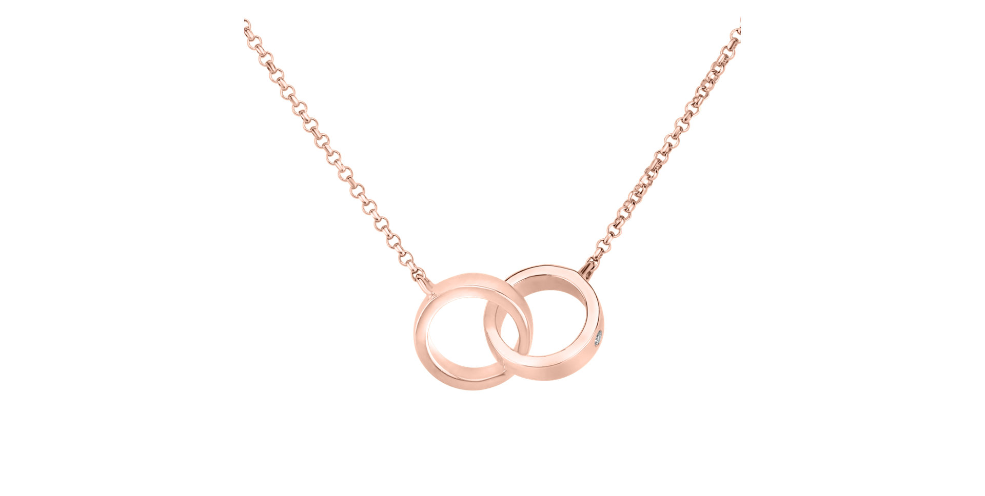 Diamond necklace Eternal Circles