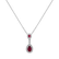 Diamond pendant with Ruby King Legend2