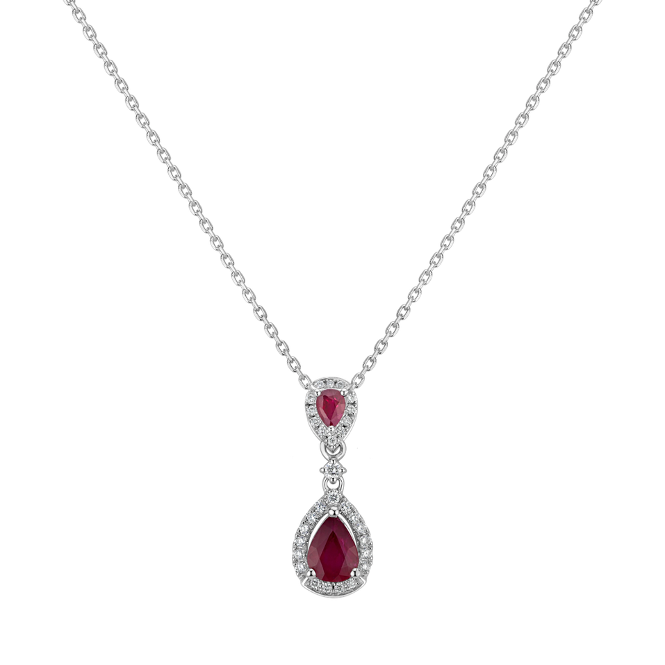 Diamond pendant with Ruby King Legend