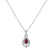 Diamond pendant with Ruby Her Highness2