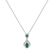 Diamond pendant with Emerald Mysterious Planet2