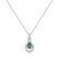 Diamond pendant with Emerald Her Highness2