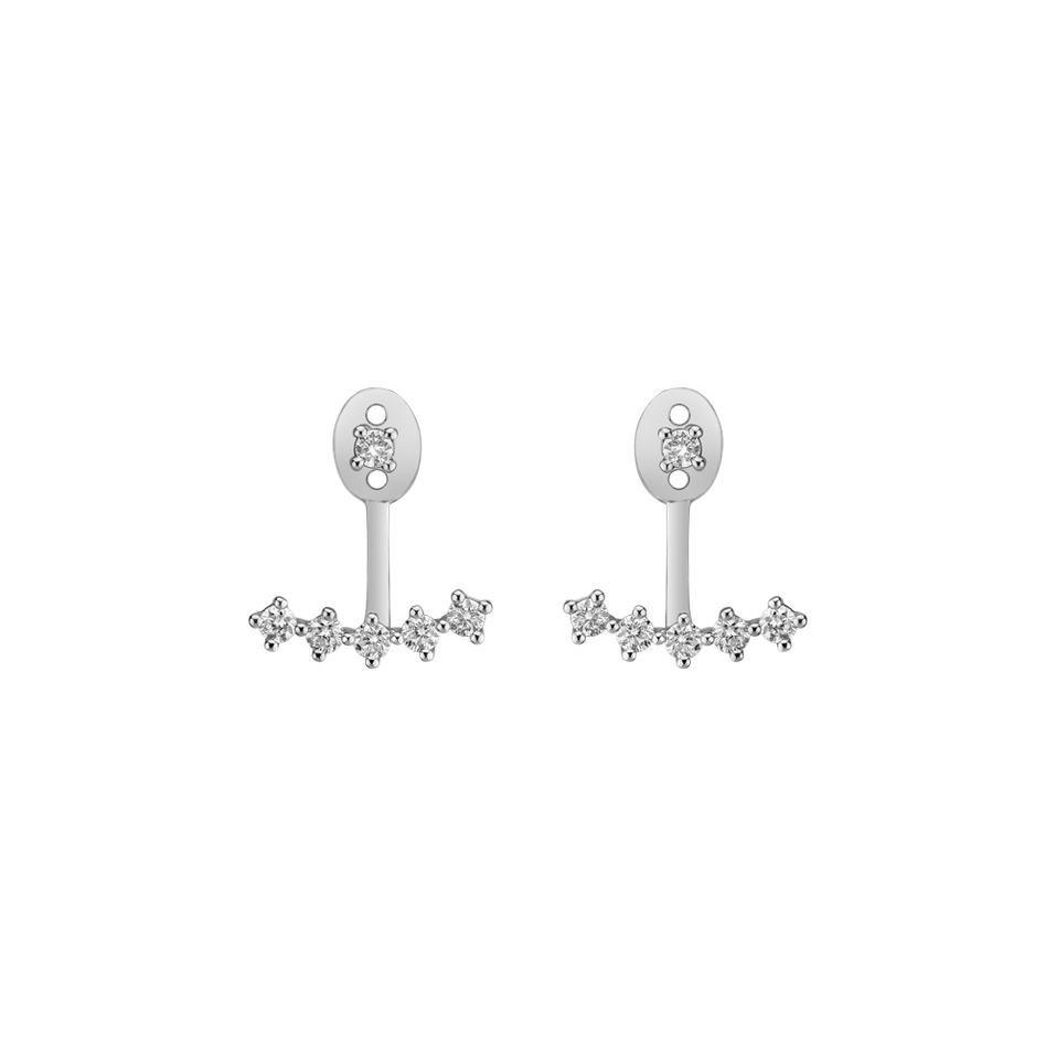 Diamond earrings Charming Anchor