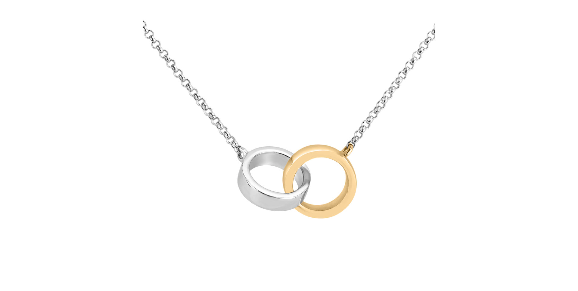 Diamond necklace Eternal Circles