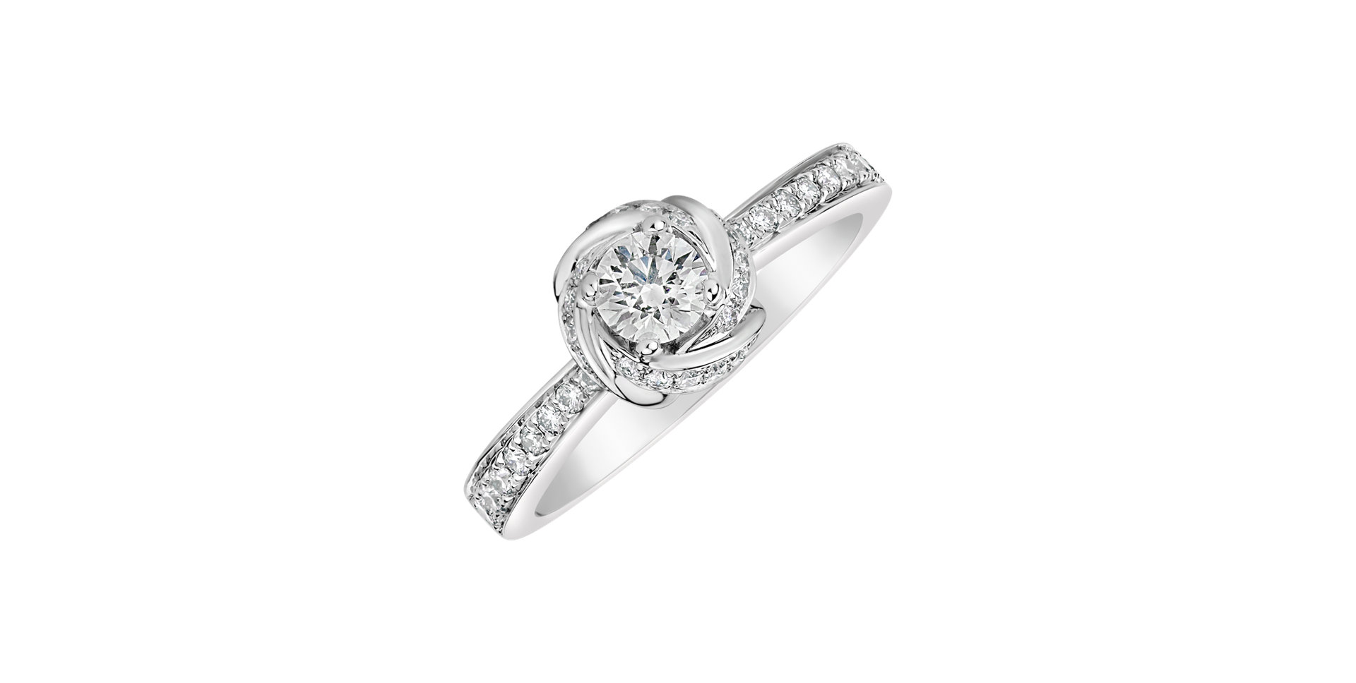 Diamond ring Frozen Rose