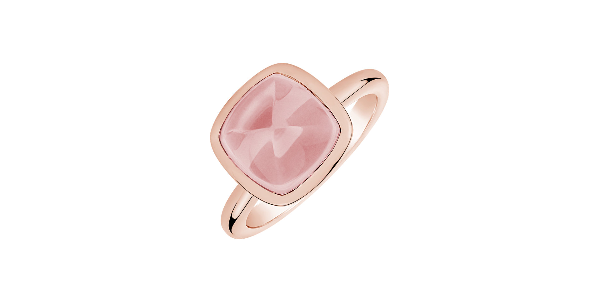 Ring with Rose Quartz Mistress Temptation