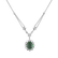 Diamond necklace with Emerald Divine Goddess2
